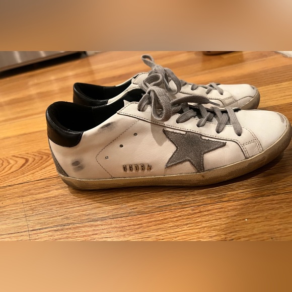 Golden Goose Women’s Superstar - White Black Rear - Picture 1 of 11